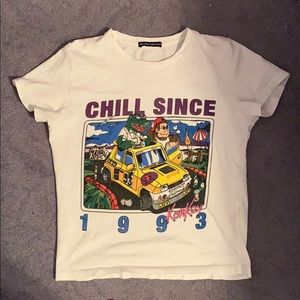 brandy melville “chill since 1993” t-shirt